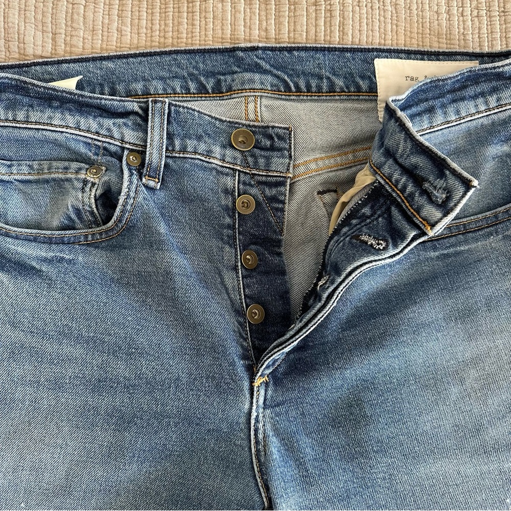 Rag & Bone Men's Blue Jeans - Picture 2 of 6